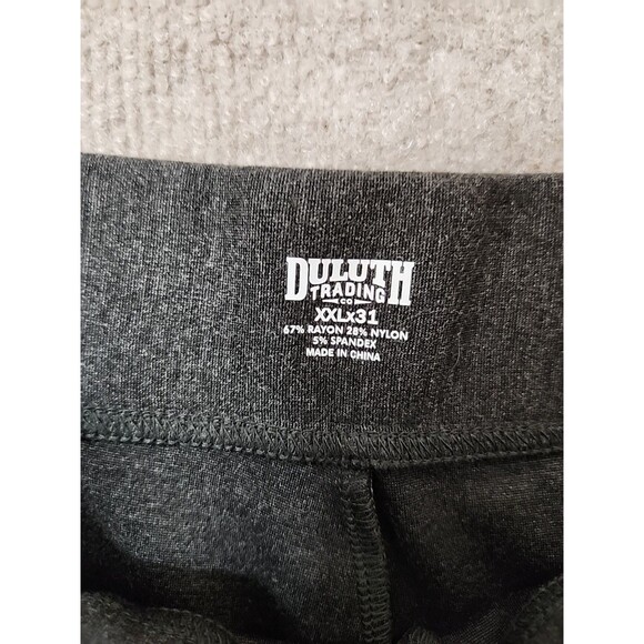 Duluth Trading Wearwithall Ponte Knit Pants Womens XXL Gray Straight Leg NEW - Picture 9 of 10